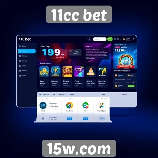 Interface do usuário do 11cc bet é acessível e intuitiva